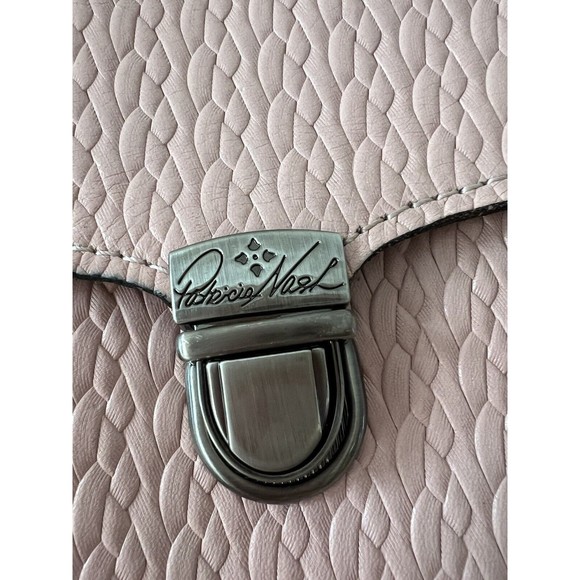 Patricia Nash Pink Bianco Organizer Crossbody Wristlet Brand new ! Leather Suede - Picture 9 of 14